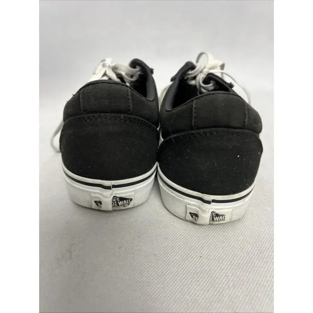 Vans Old Skool Canvas Black White Classic Women’s Casual Lifestyle Shoes Size 8